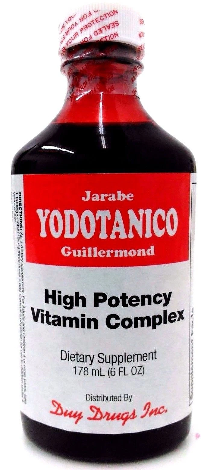 High Potency Vitamin Complex Jarabe Yodotanico 6 fl oz