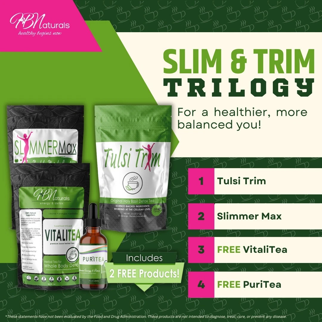 Slim and Trim Trilogy - Detox, Burn Fat, and Achieve Overall Wellness