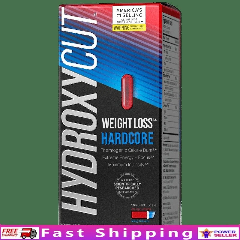 Weight Loss Energy Capsules 60 Count Thermogenic Supplement Natural Fat Burner