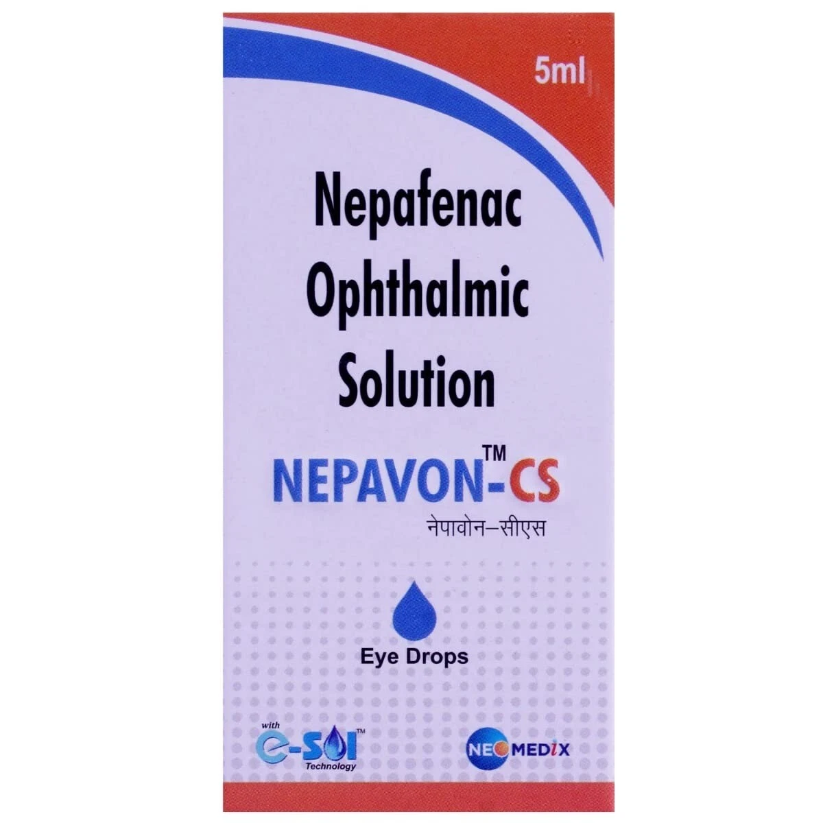 Nepavon-CS - Bottle of 5ml Eye Drops Free Shipping
