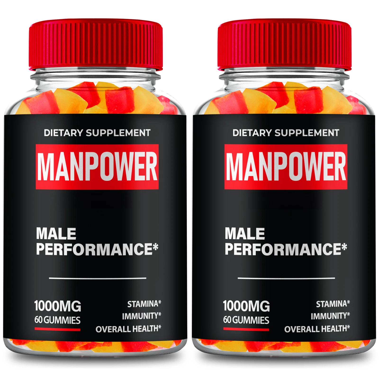 (2 Pack) Man power Gummies - Health & Wellness Support Supplement Gummies