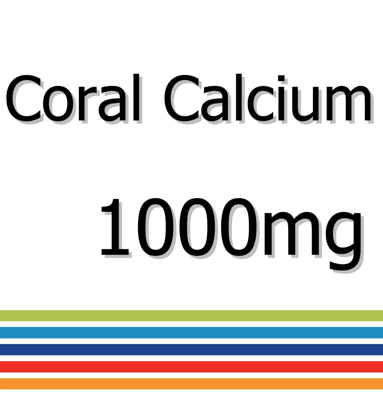 Coral Calcium 1000mg x 30 Tablets - Improved Digestion
