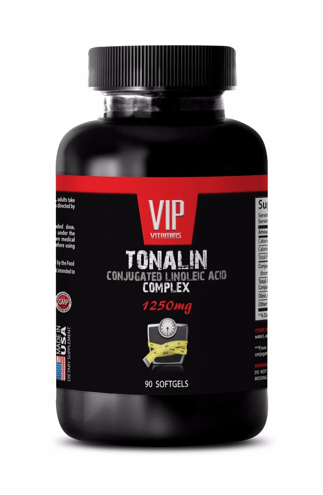 CLA Supplement - TONALIN Complex - Enhances lean body mass - 1 B, 90 Softgels