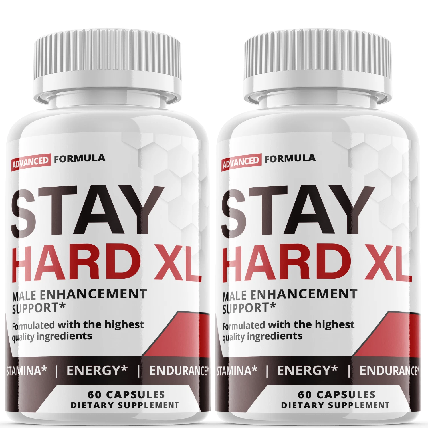 Stay Hard XL - Male Virility - 2 Bottles - 120 Capsules