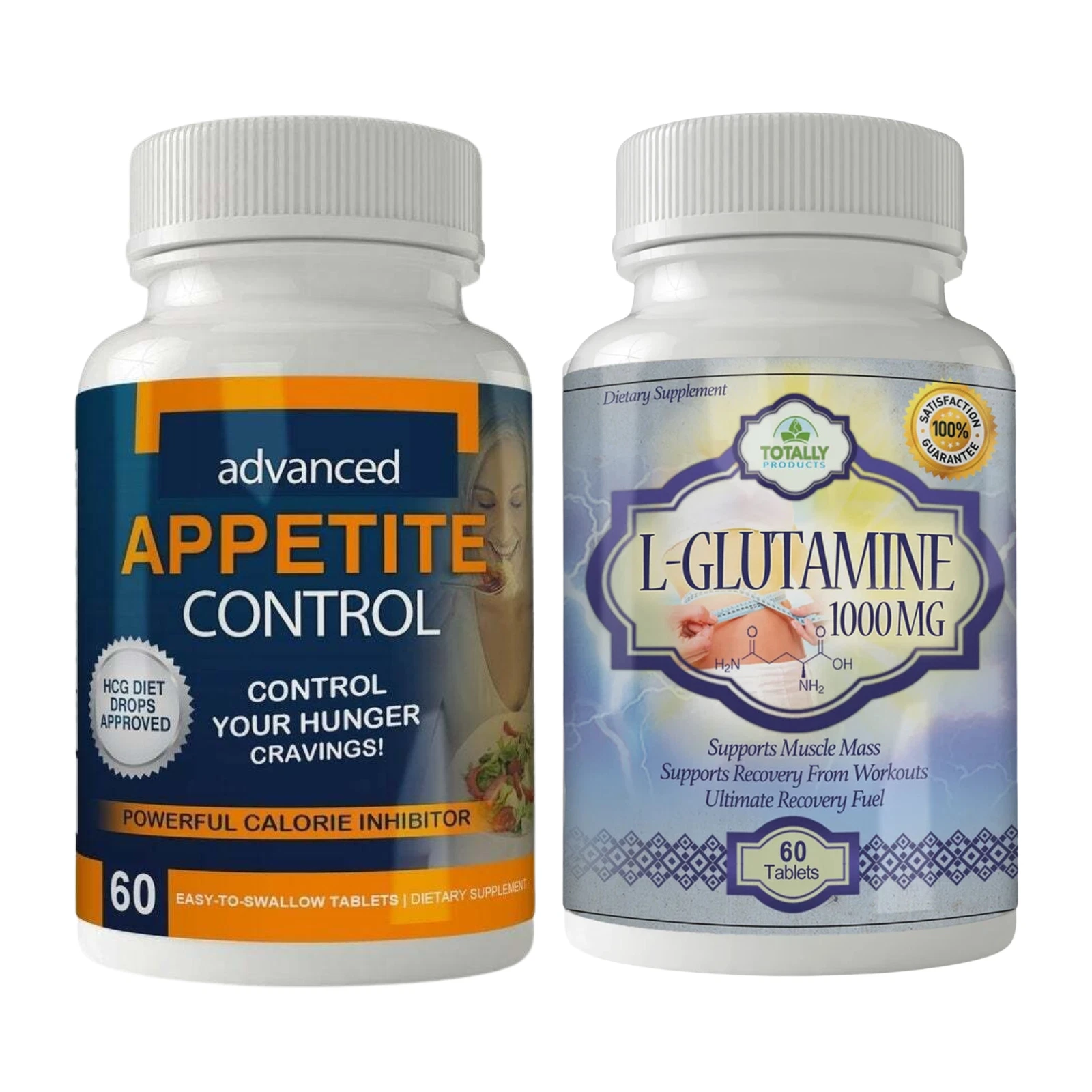 Appetite Control Fat Burn Weight Loss Pill L-Glutamine Supplements Muscle Growth