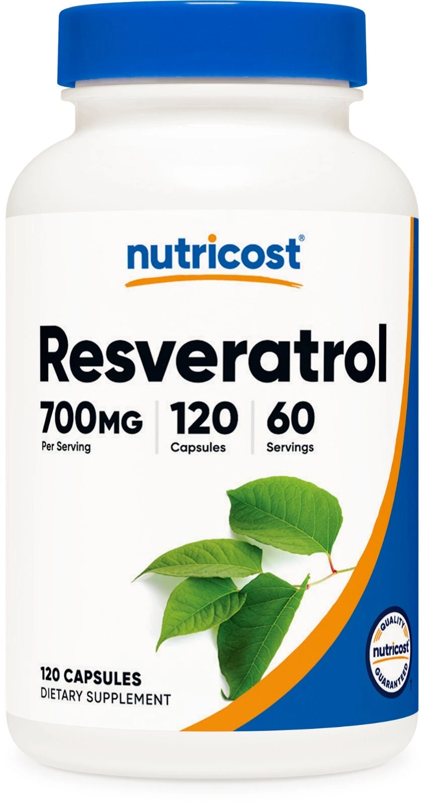 Nutricost Resveratrol 700mg, 120 Capsules - Gluten Free, Non-GMO, Vegan