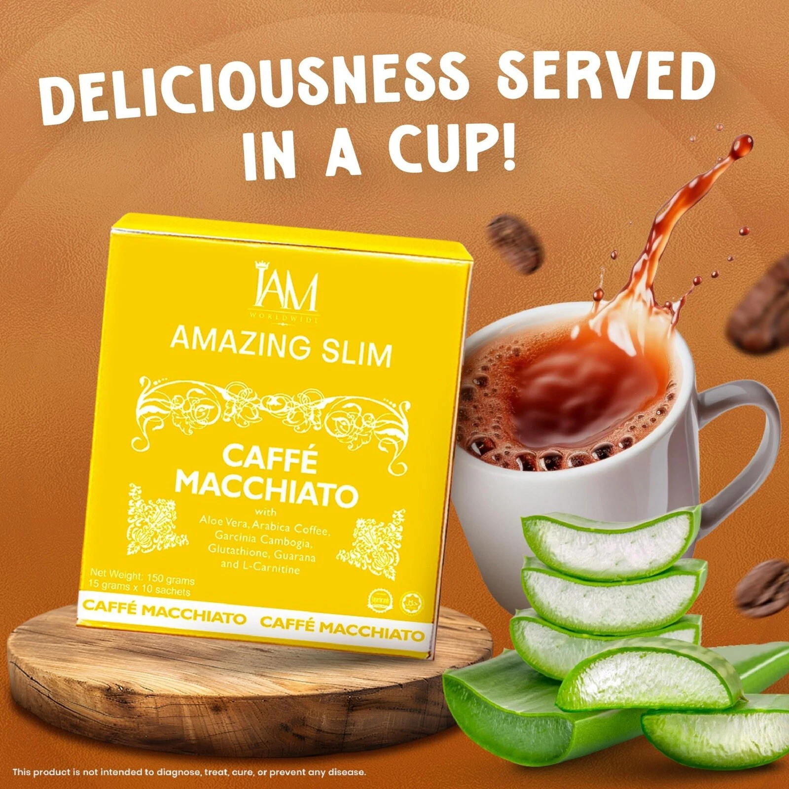IAM Amazing Slim Caffe Macchiato with Garcinia Cambogia 1 Box