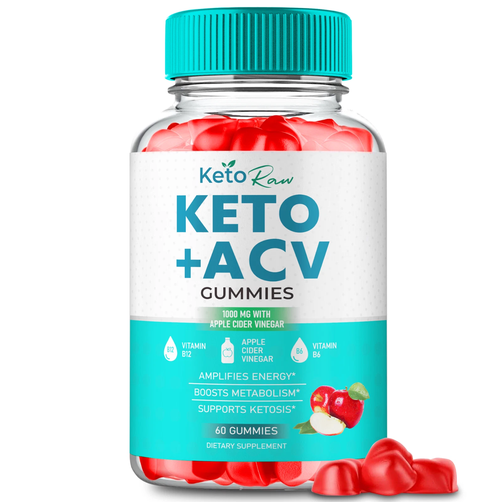 Keto Raw ACV Gummies, Keto Raw Weight Management Gummies (60 Gummies)