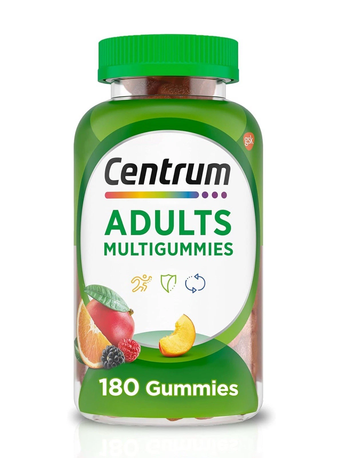 Centrum MultiGummies Multivitamin for Adults, Multivitamin/Multimineral 180ct