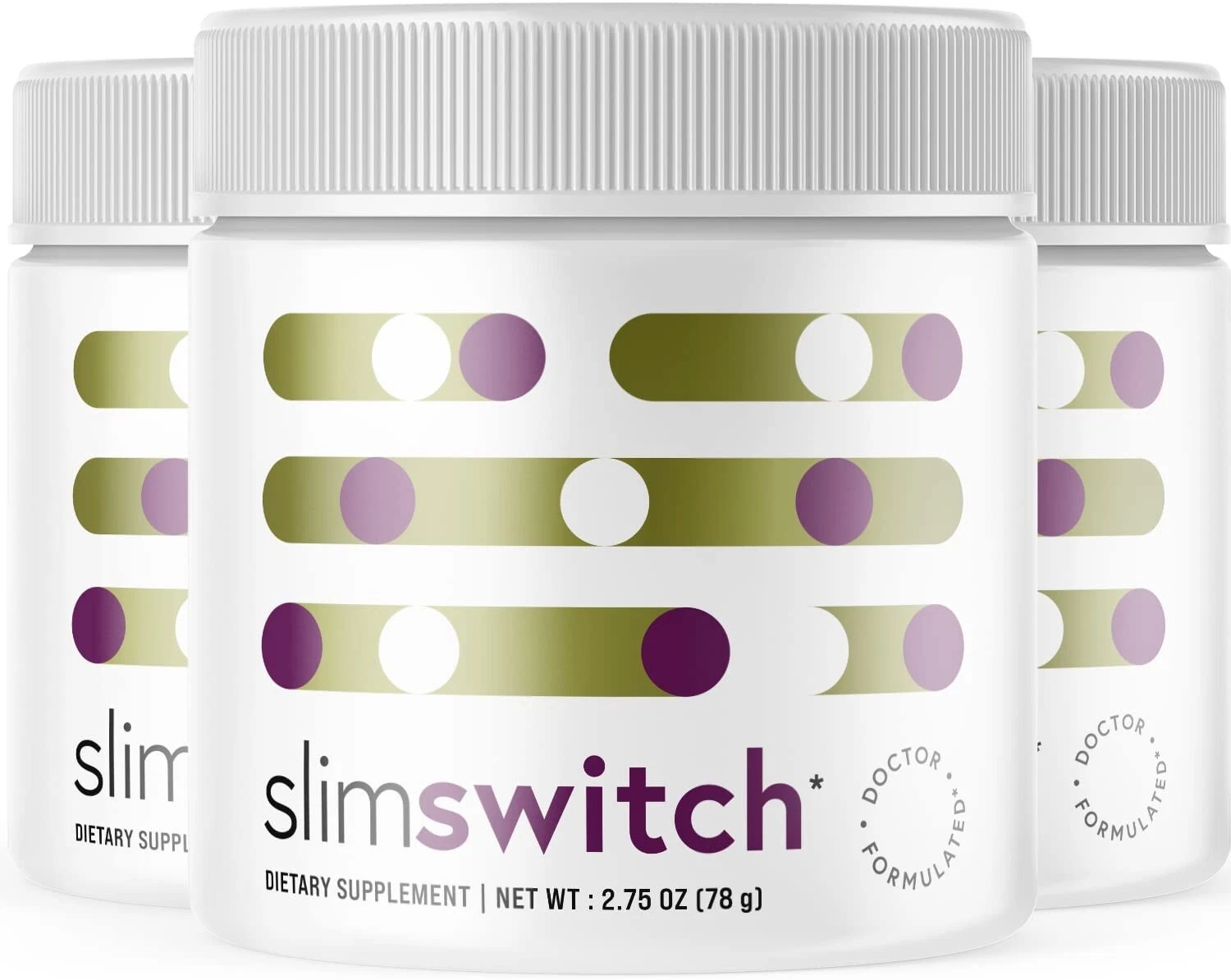 3 Pack - Slimswitch - Weight Management Support Supplement Powder