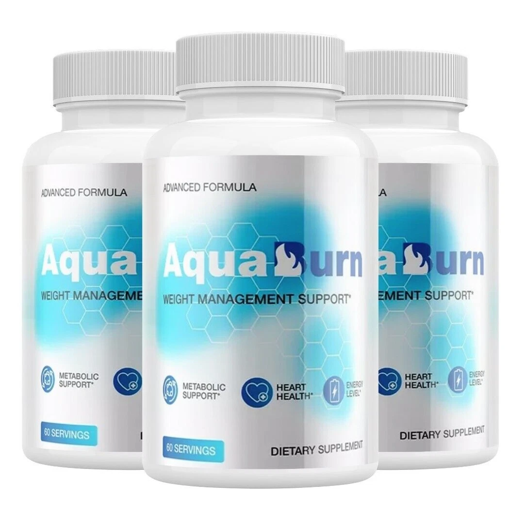 (3 Pack) Aqua Burn Keto Capsules - AquaBurn Weight Loss Keto Pills, All Natural