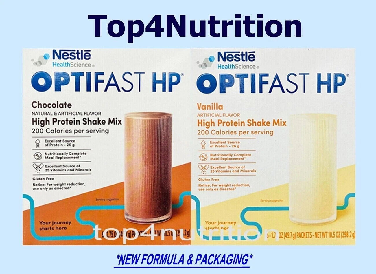 OPTIFAST HP | 파우더 셰이크 | 믹스 앤 매치 | 1 케이스 | 60회분 | 새로운 포뮬러