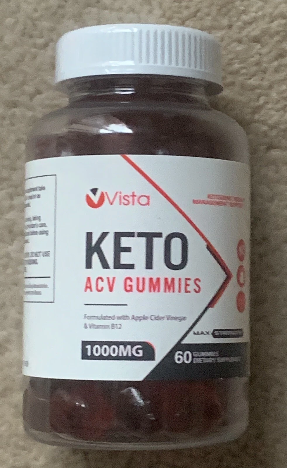 Vista *KETO ACV GUMMIES* Weight Control for Fat Loss & Boosting Energy NEW