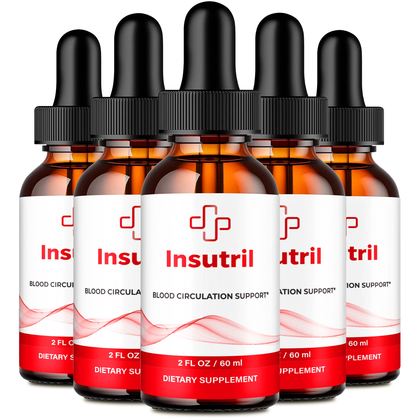 (5 Pack) Insutril Drops, Insutril Drops for Blood Sugar & Pressure Support