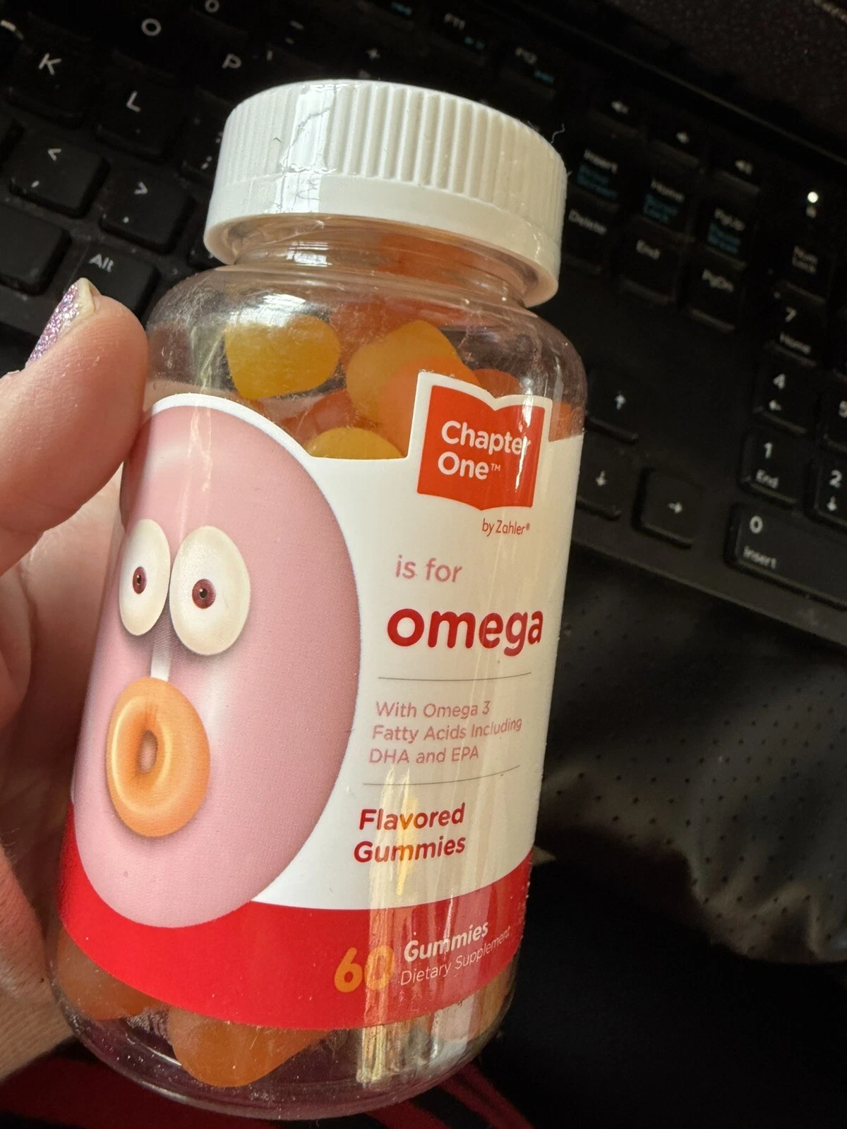 Zahler - Chapter One Omega 3 Gummies for Kids with No Fish Oil (60 Count) new