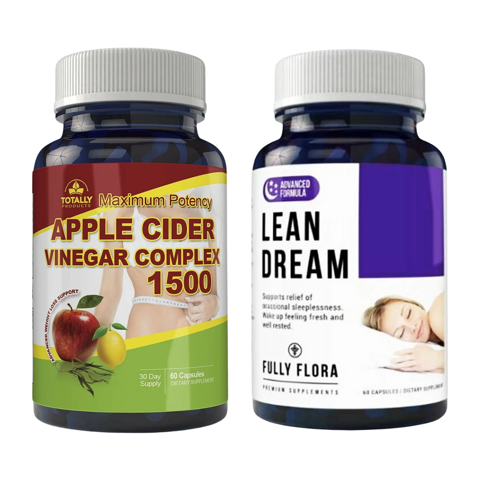 Apple Cider Vinegar Weight Loss Supplement & Sleep Aid Natural Sleeping Pills