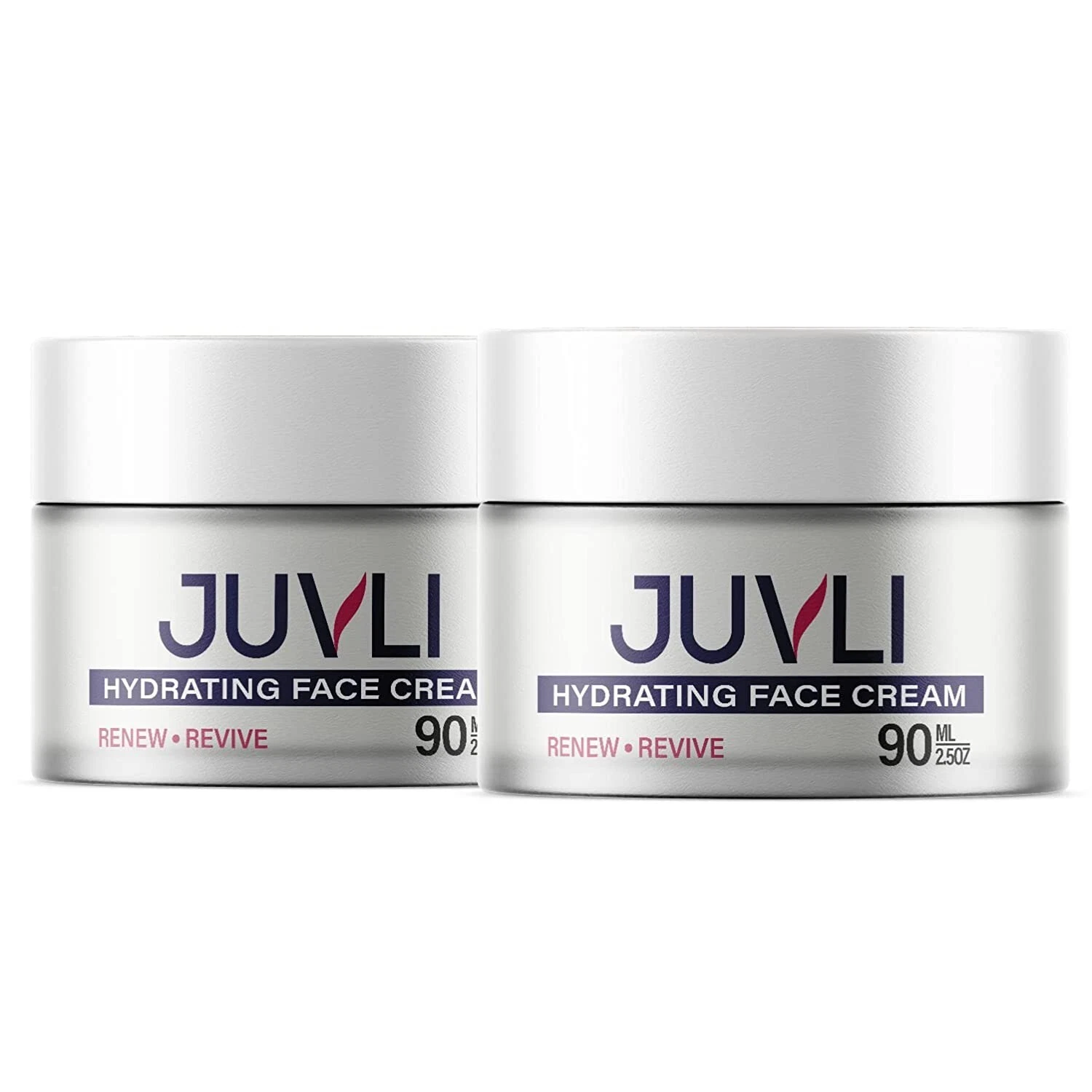 (2 Pack)- Juvli Hydrating Face Cream Moisturizer, Supports Skin Glow, Freshness