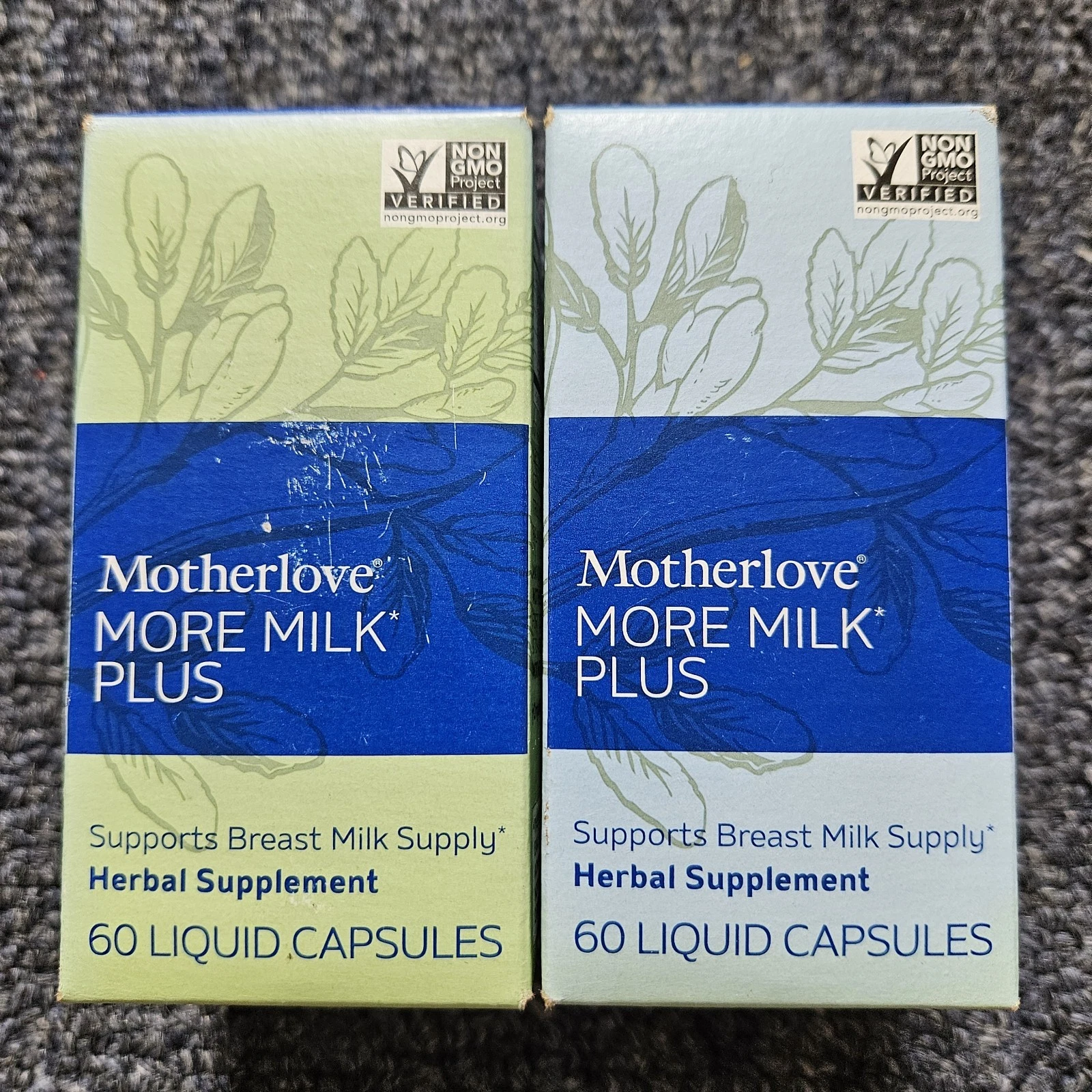 2 MotherLove MORE MILK MORINGA Vegan Supplement (120 Capsules) Exp. 07/2026