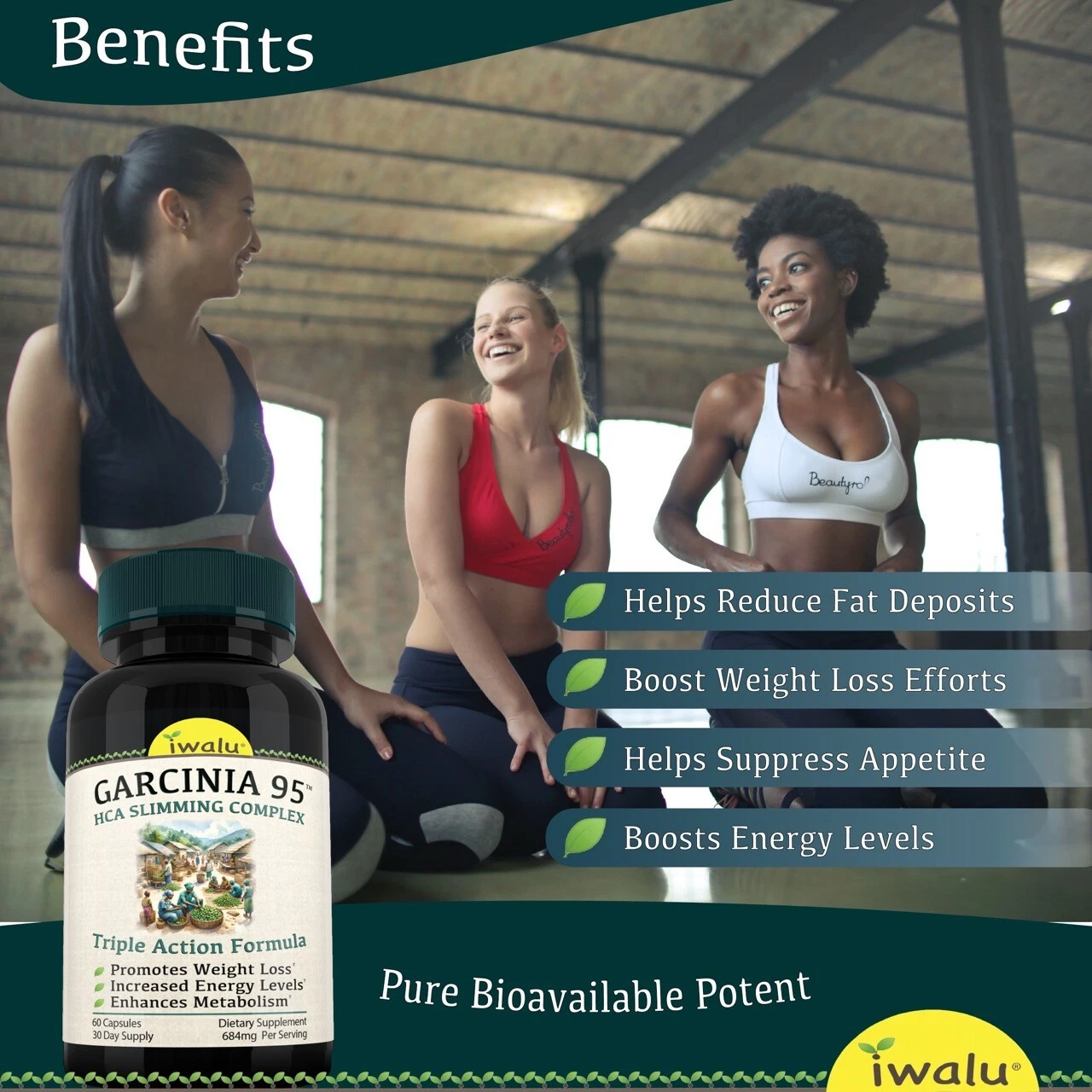 Proven Effective Skinny Pill Detox Tea Weight Loss Pills 60 Capsules Made in USA