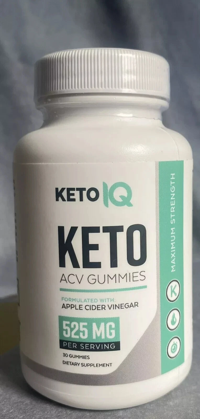 3 Bottles of Keto IQ ACV Gummies 180 Ct 525 mg NEW SEALED Expires 02/2026