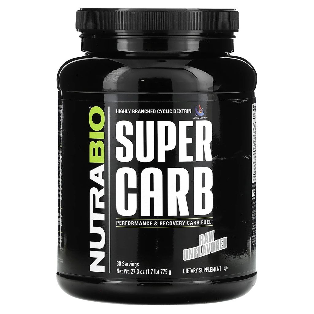 Super Carb, Raw Unflavored, 1.7 lb (775 g)
