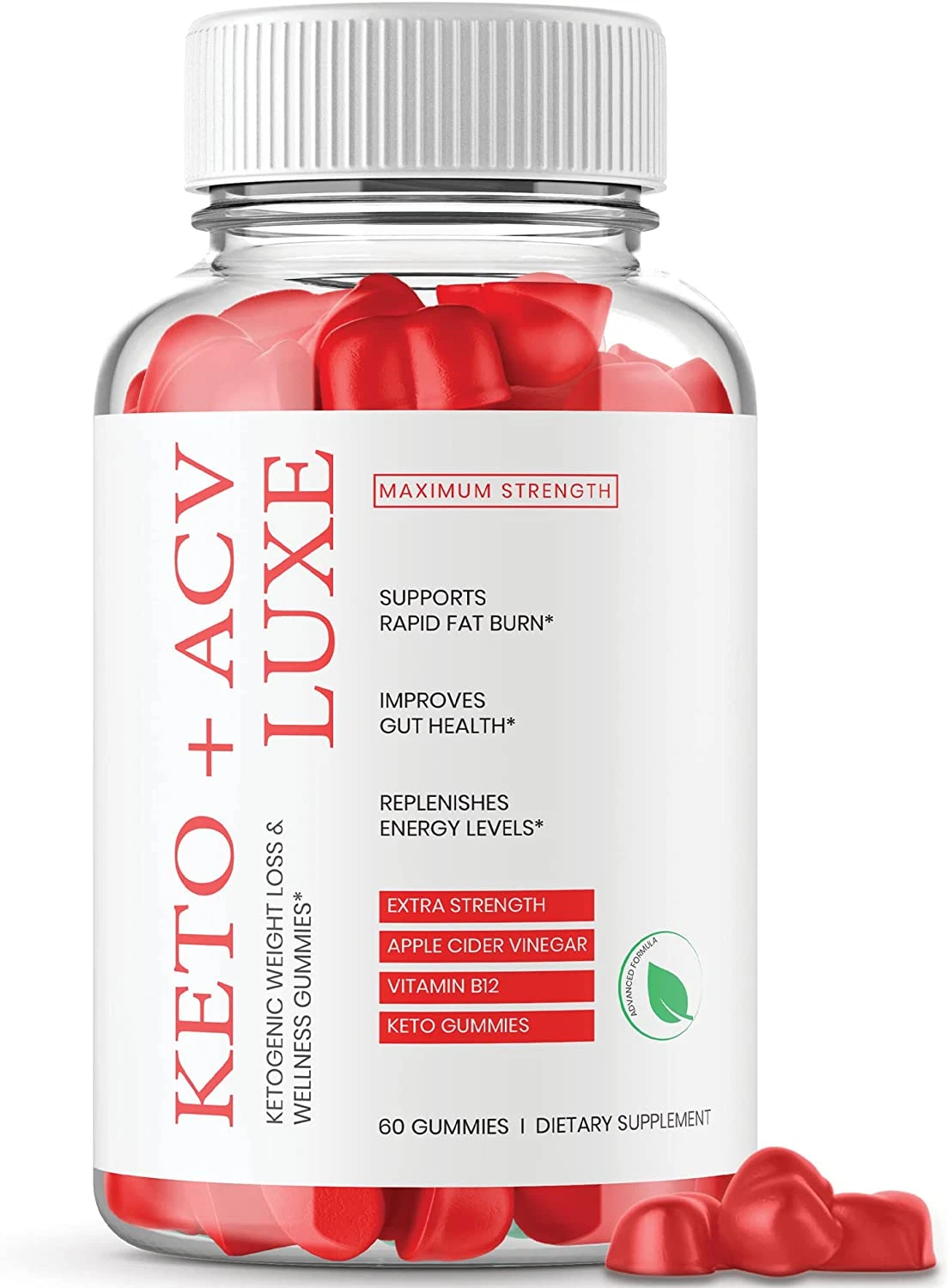 Luxe Gummies - Official Formula Vegan Non GMO - Luxe AVC Gummies Luxe Gummy (60