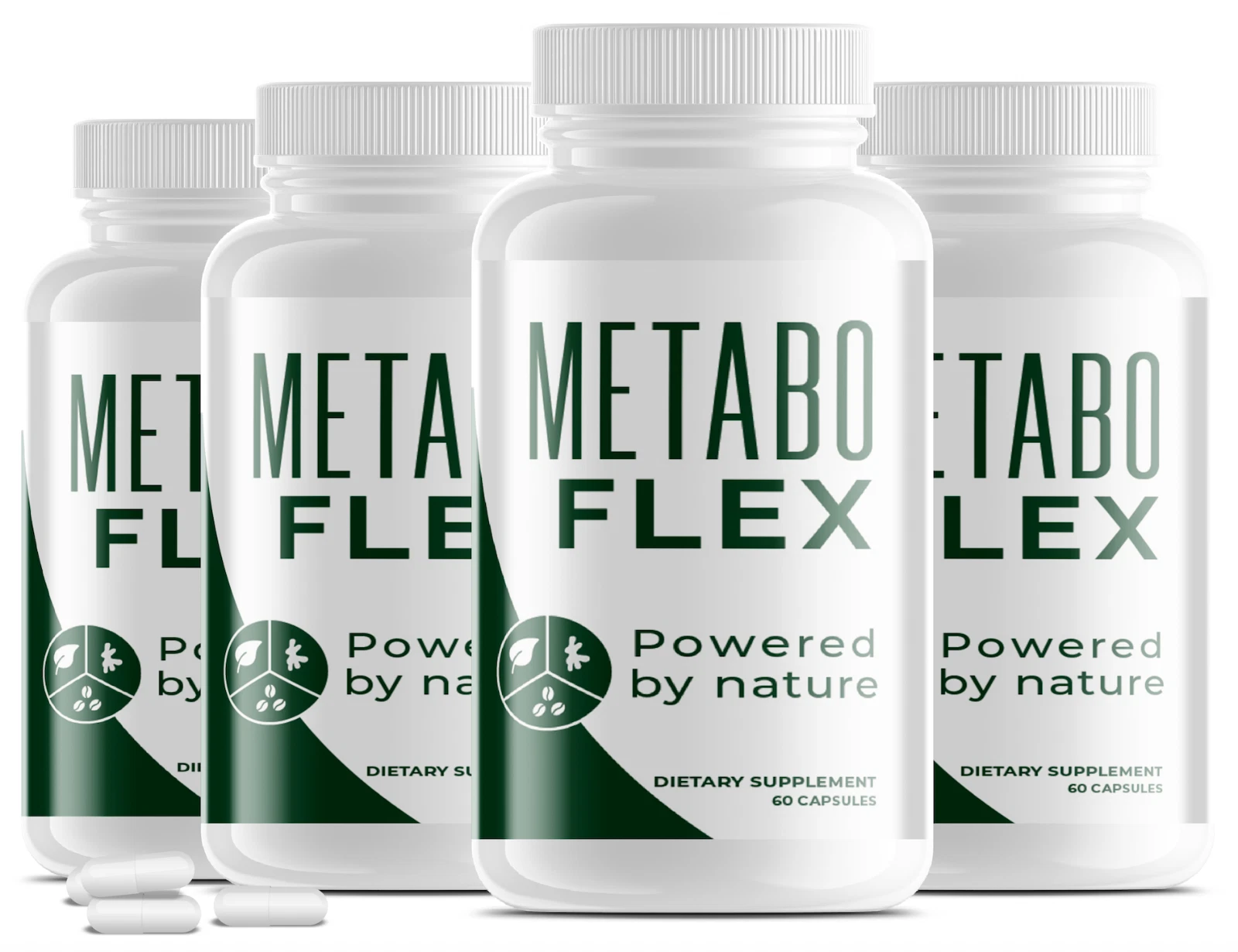 (4 BOTTLES) NEW Metabo Flex Keto Pills -Metabolism Fat Burner Weight Loss