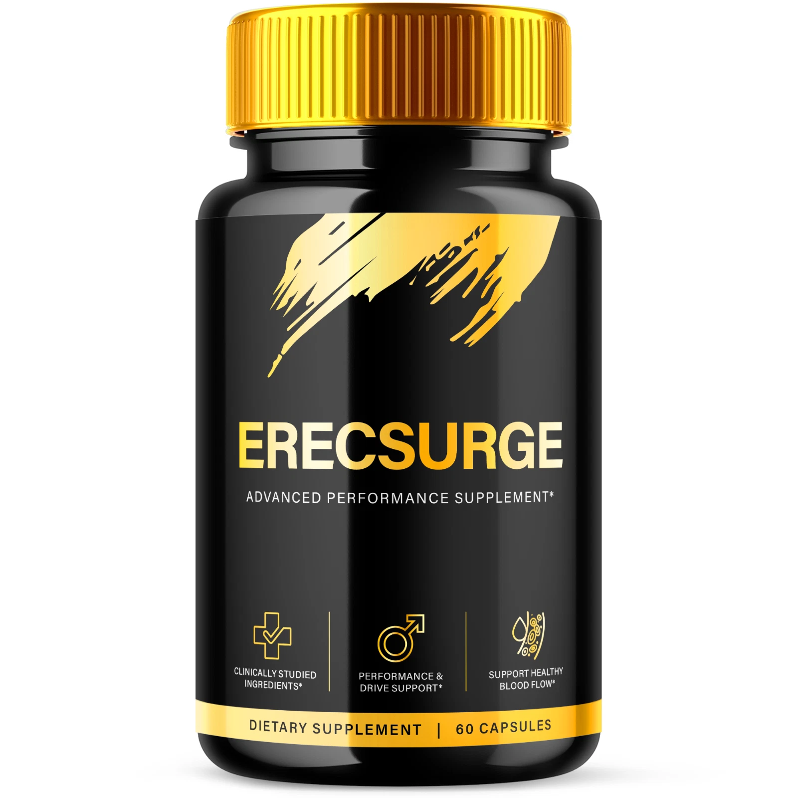 Erecsurge Male Support Vitamin Maximum Strength Supplement for Men 60 Capsules