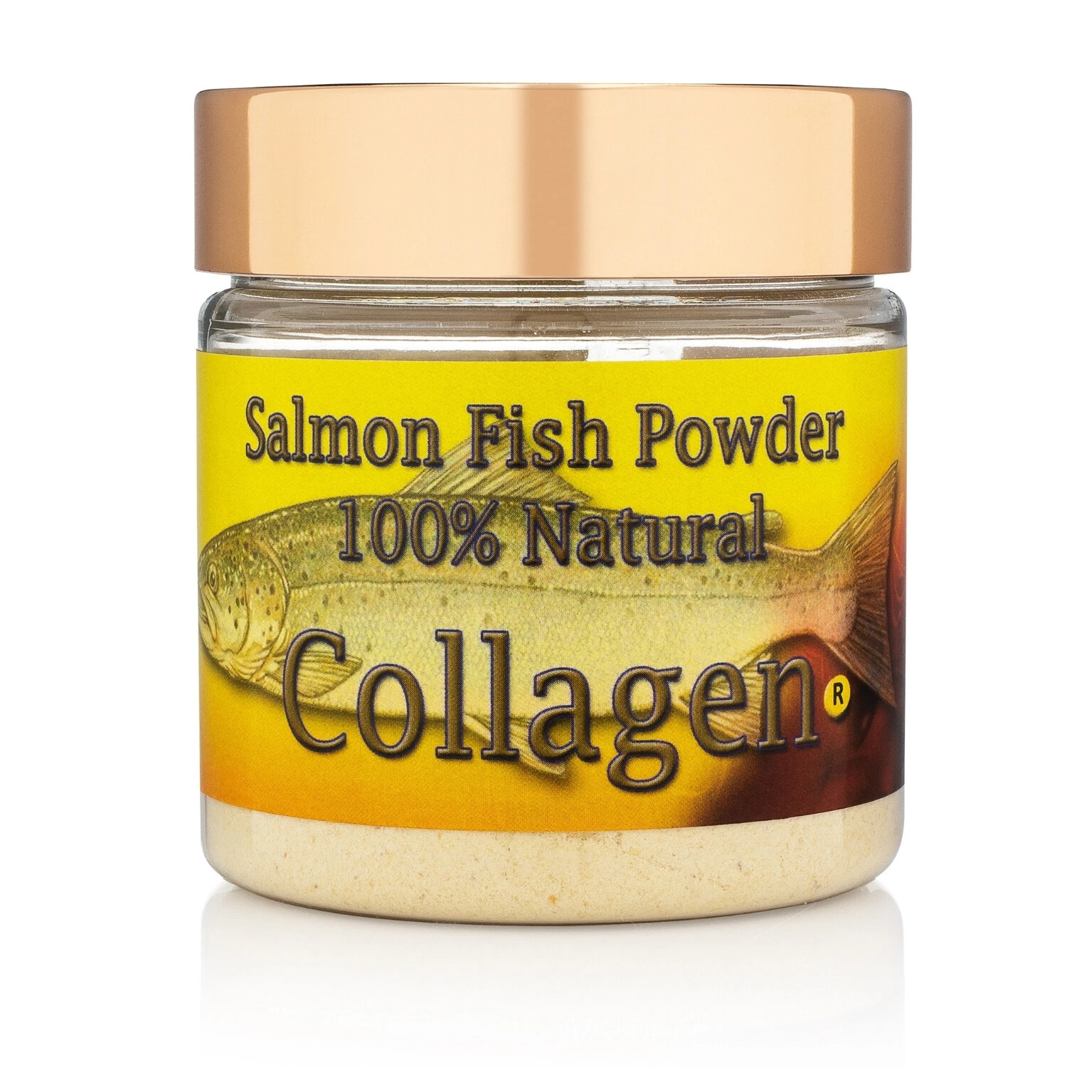 Salcoll Collagen Natural Wild Caught Salmon Fish Powder with Vit. C 1 Mth Supply