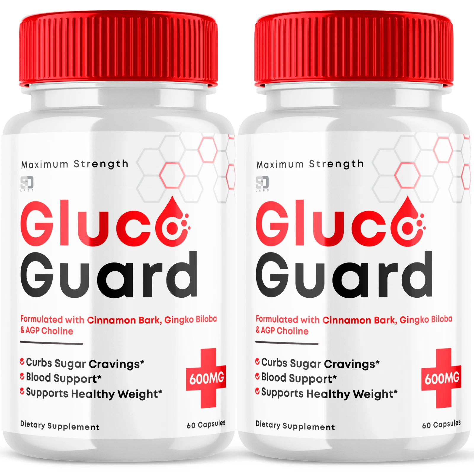 Gluco Guard Blood Support - Max Strength for Stable Blood Sugar (2 Pack)