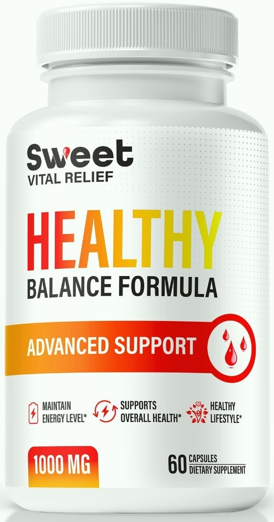 Sweet Vital Pills to Support Healthy Blood Levels 60ct