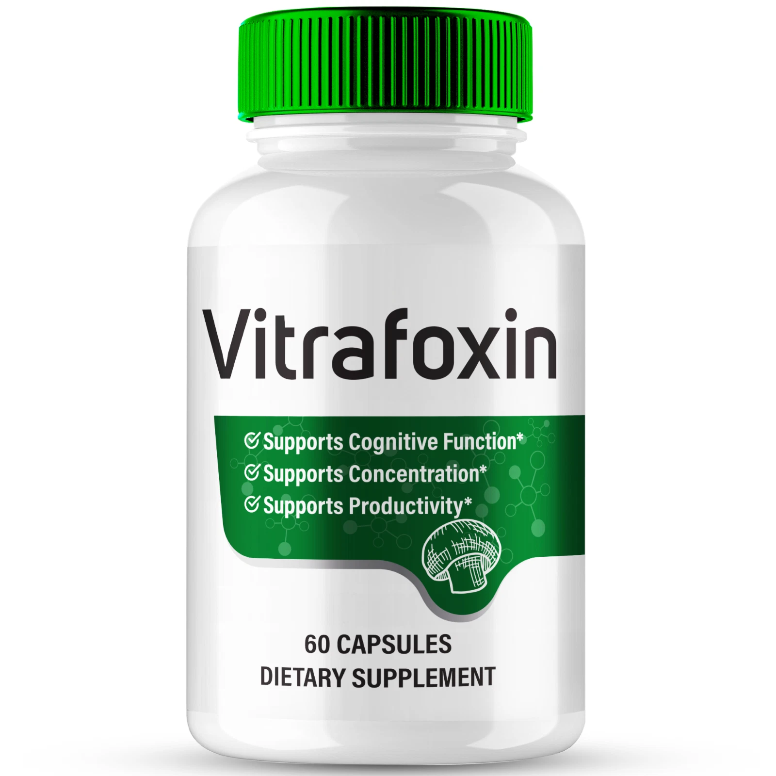 Vitrafoxin Brain Health Capsules, Supports Cognitive Health & Function 60ct