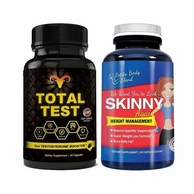 New Male Sexual Booster Pill & Ultimate Weight Loss Slimming Capsules Combo Pack