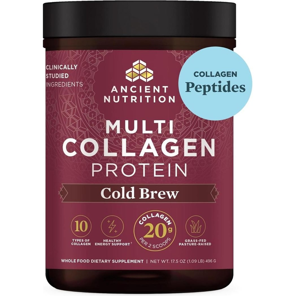 Ancient Nutrition Collagen Protein - 500g Clearance for Exp Date 12/2020
