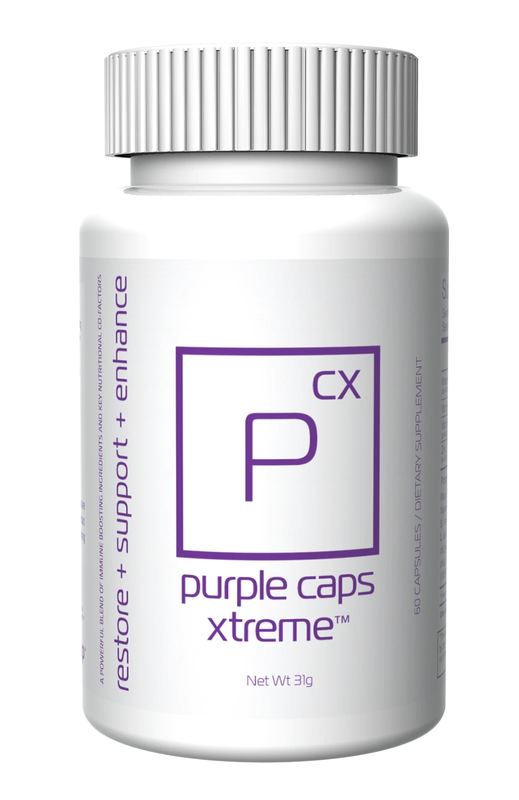 Purple Caps Xtreme | Immune Support & Vitality |Fast Shipping from USA | 60 Cap