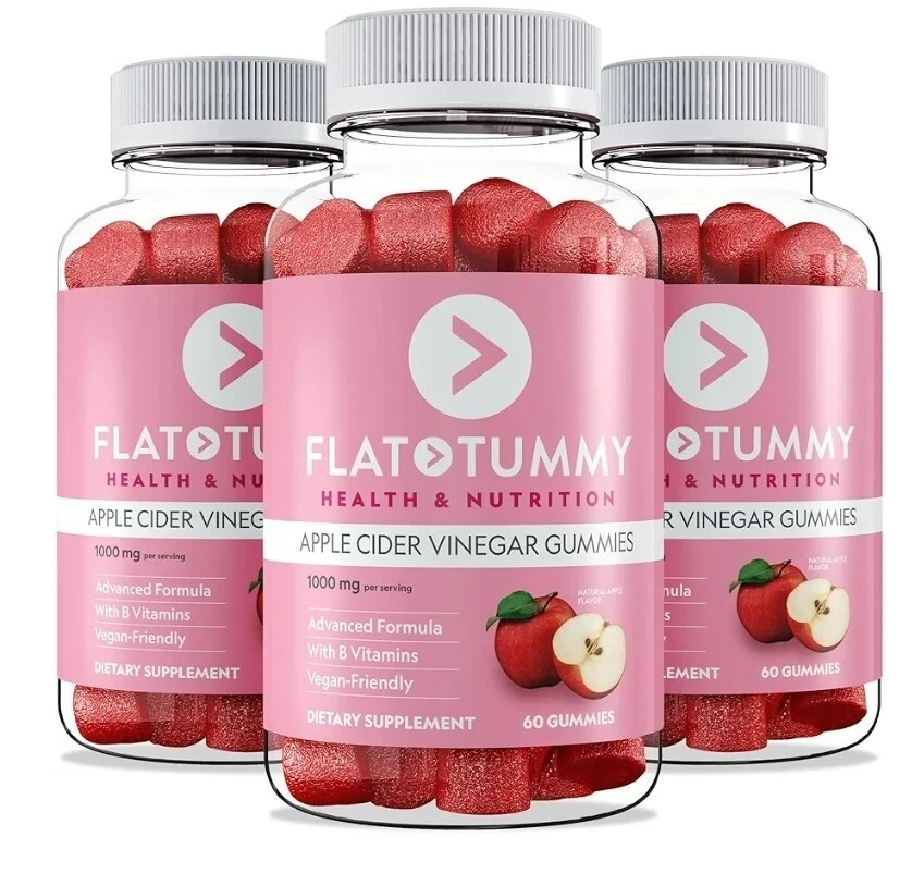 Flat TUMMY GUMMIES PACK 3