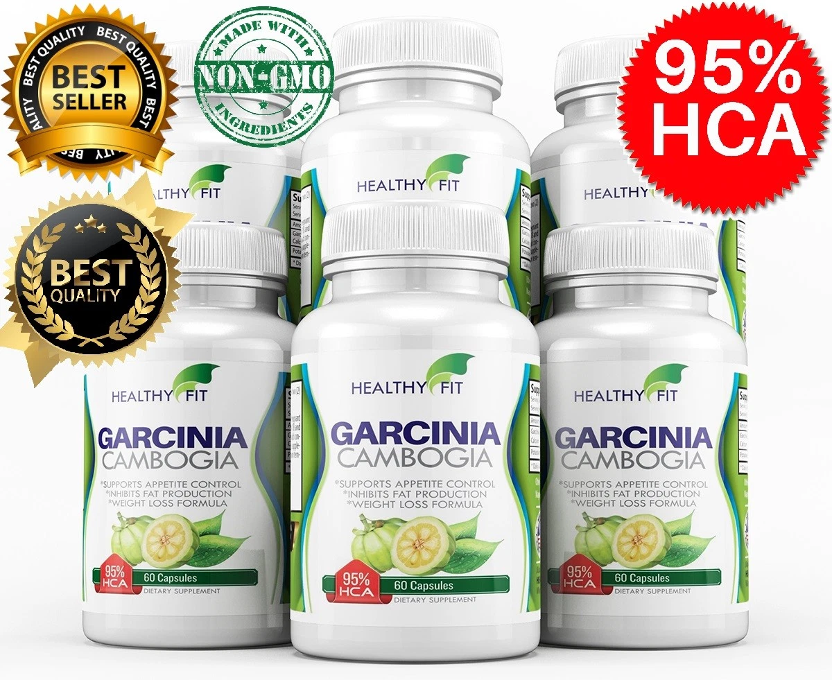 6 X BOTTLES 360 Capsules 3000mg Daily GARCINIA CAMBOGIA HCA 95% Weight Loss Diet