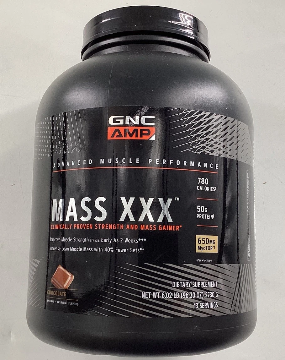 GNC Amp Mass XXX With Myotor Chocolate Expiration 3/2023