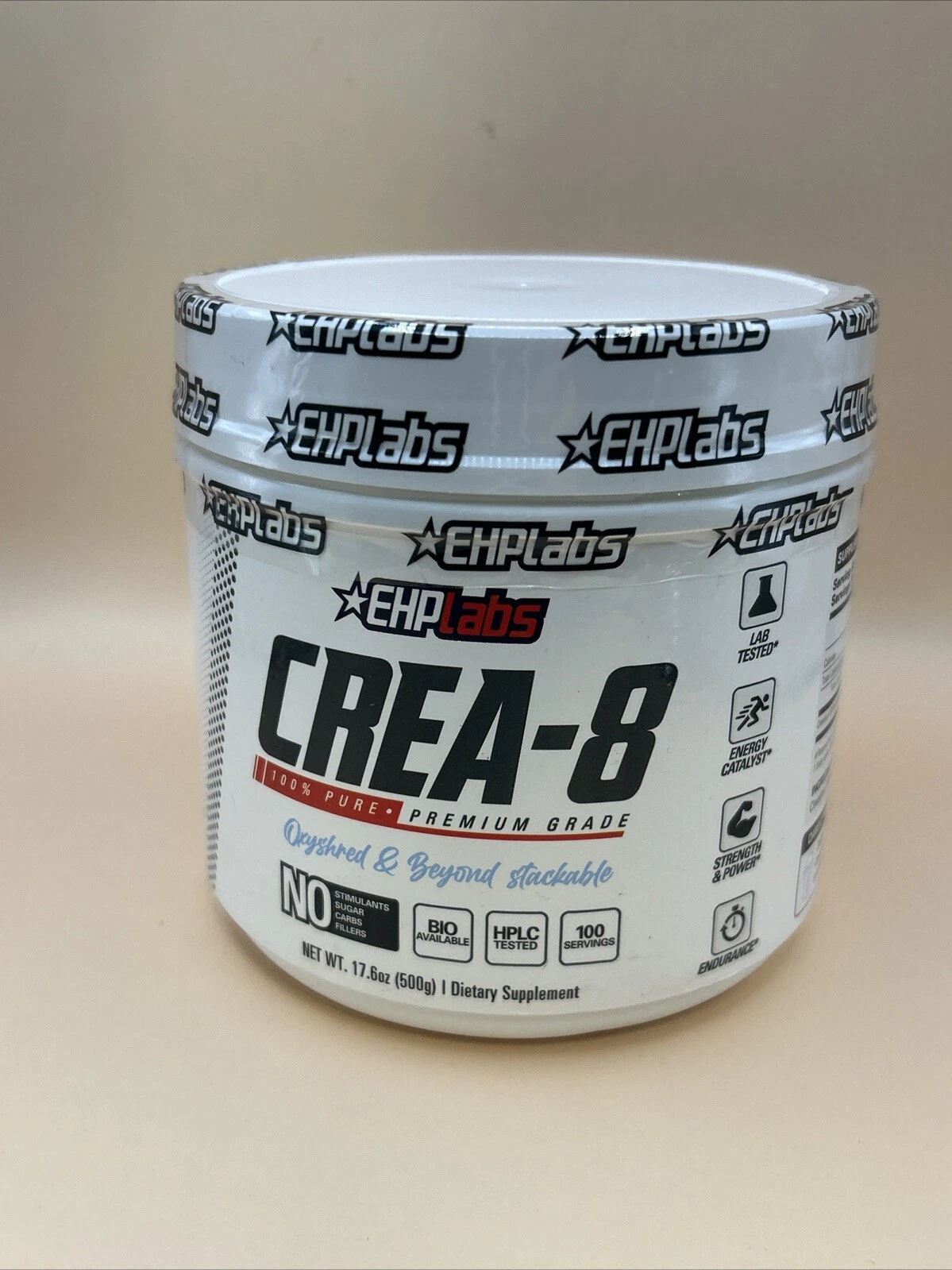 EHPlabs Crea-8, 17.6 oz (500 g) Exp. 06/2026 New