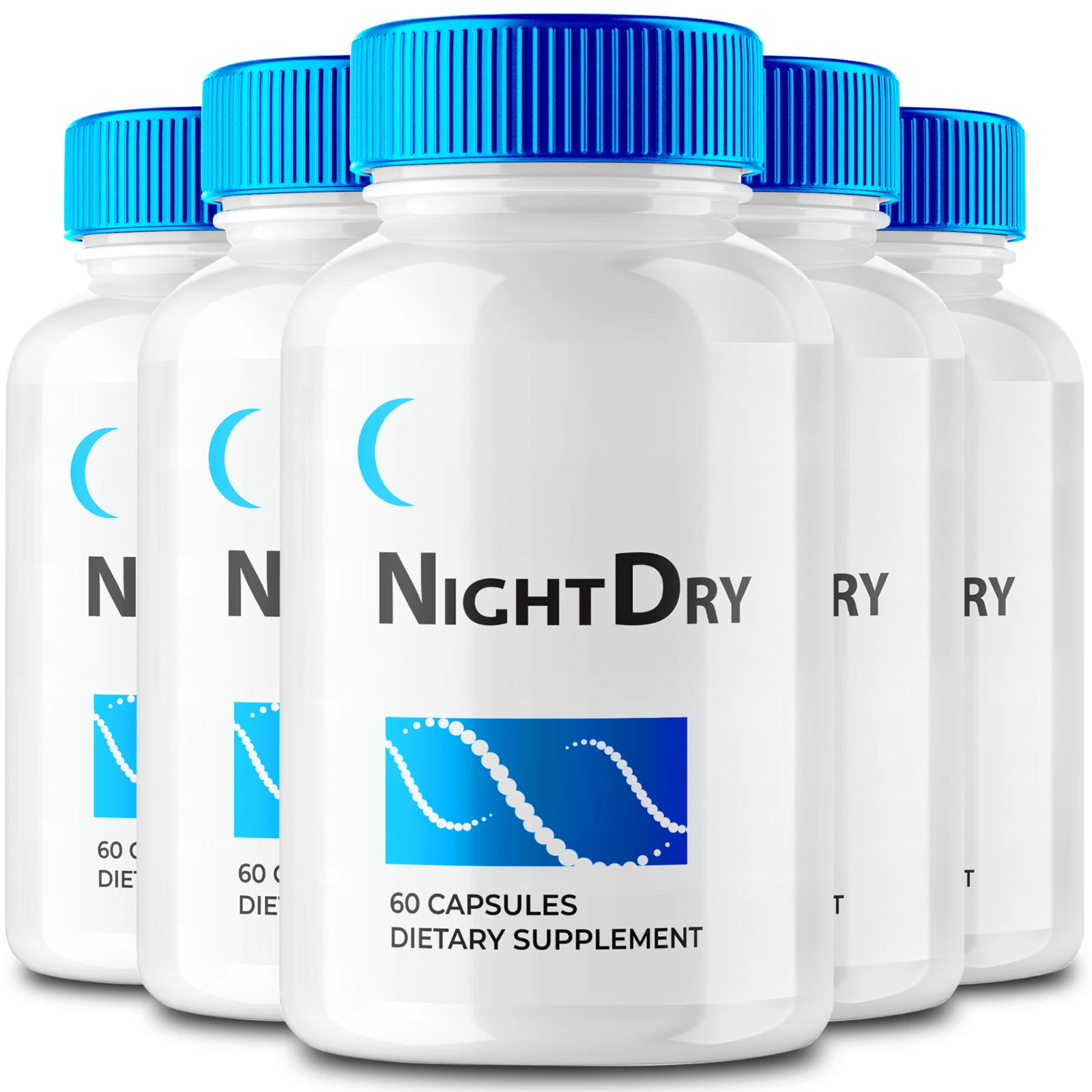 (5 Pack) NightDry Prostate Men Supplements Capsules, Night Dry Prostate Pills