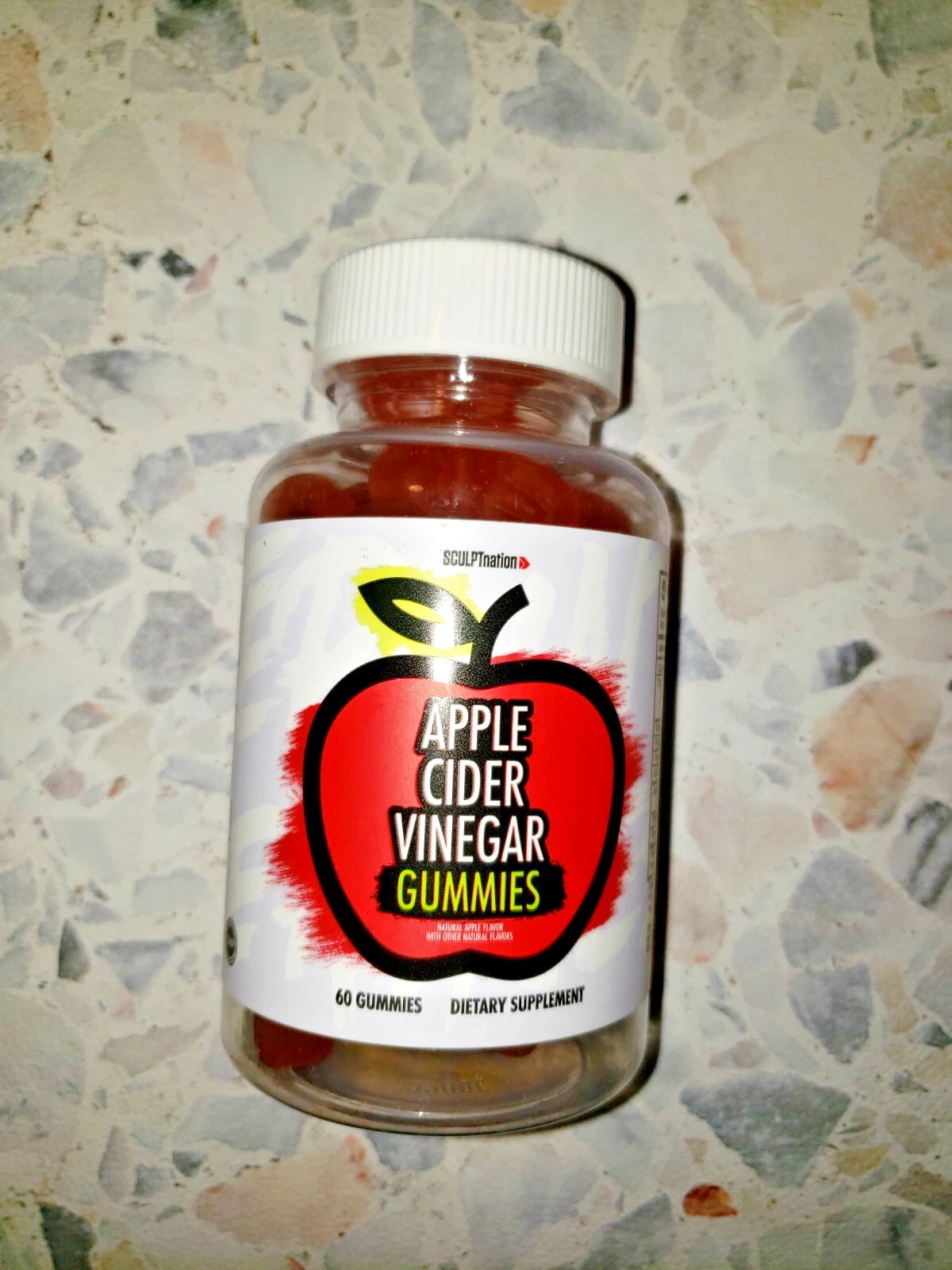 Sculptnation Apple Cider Vinegar Gummies Exp 7/2026