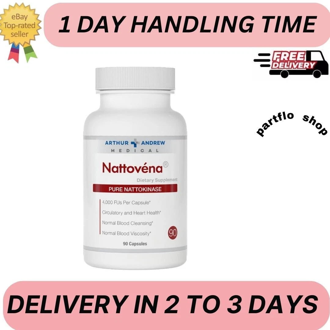 Arthur Andrew Medical - Nattovena, Pure Nattokinase, Circulatory (90 Count)