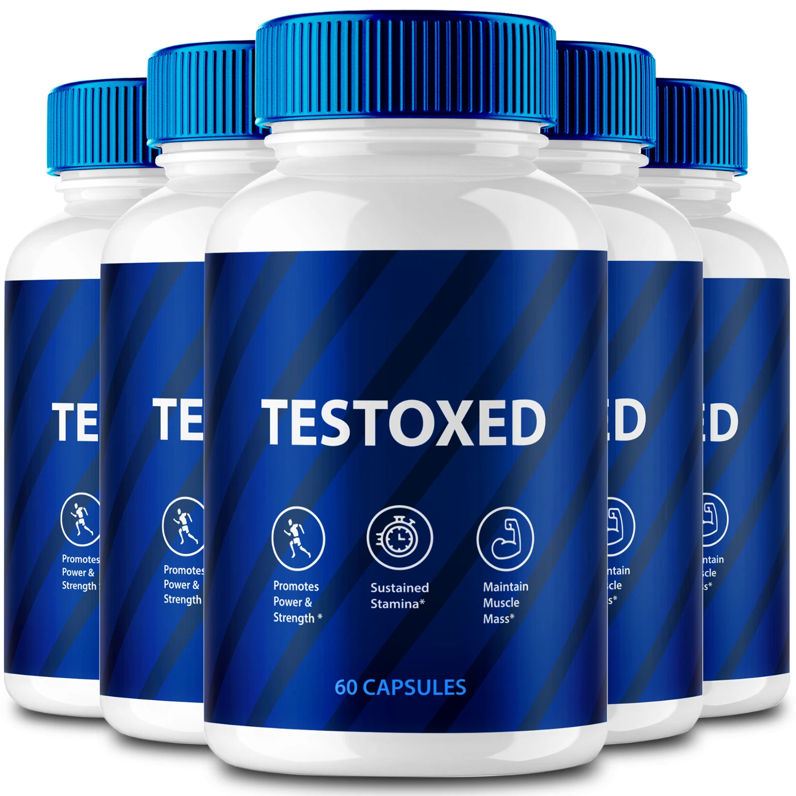 (5 Pack) Testoxed Male Health Pills to Boost Stamina and Muscle Growth