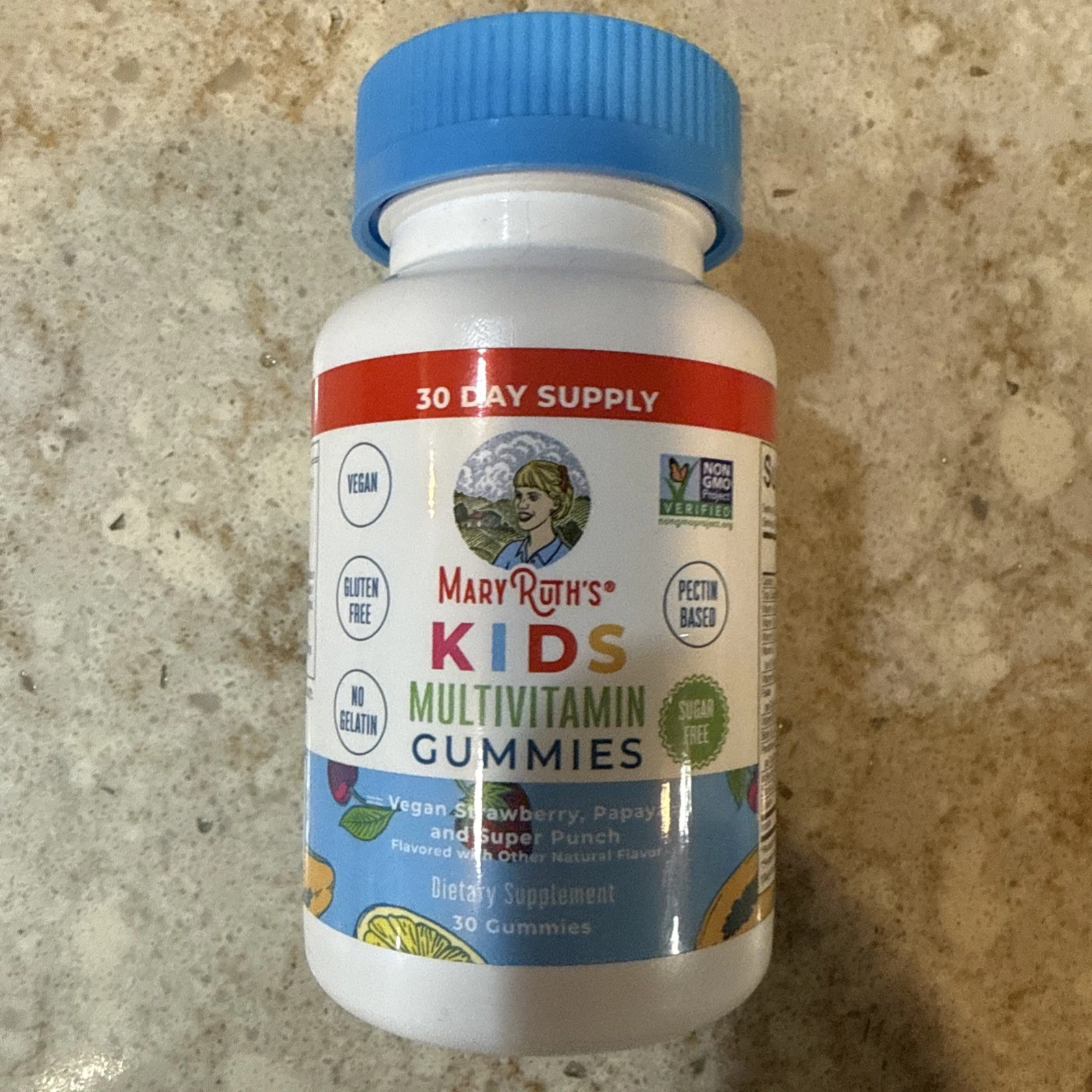 Mary Ruth’s Kids Multivitamin Gummies Vegan 30 Day Supply SUGAR FREE