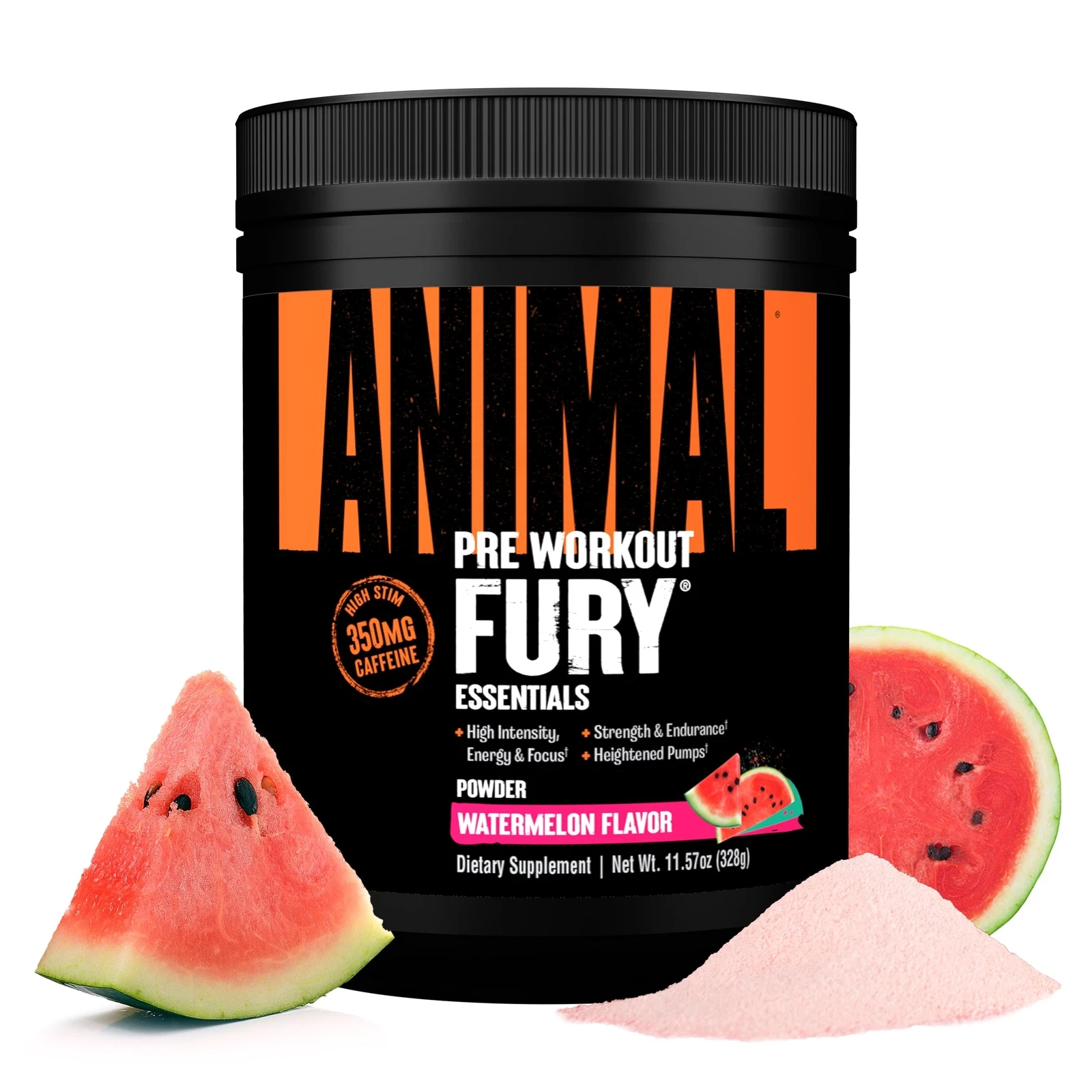 Fury Pre Workout Powder - Energy and Focus Supplement with 5g BCAA, 350mg Caf...