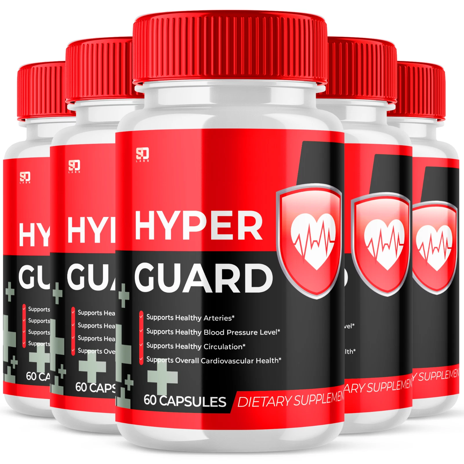 Hyper Guard Blood Pills Supports Blood and Cardiovascular Health (5 Pack)