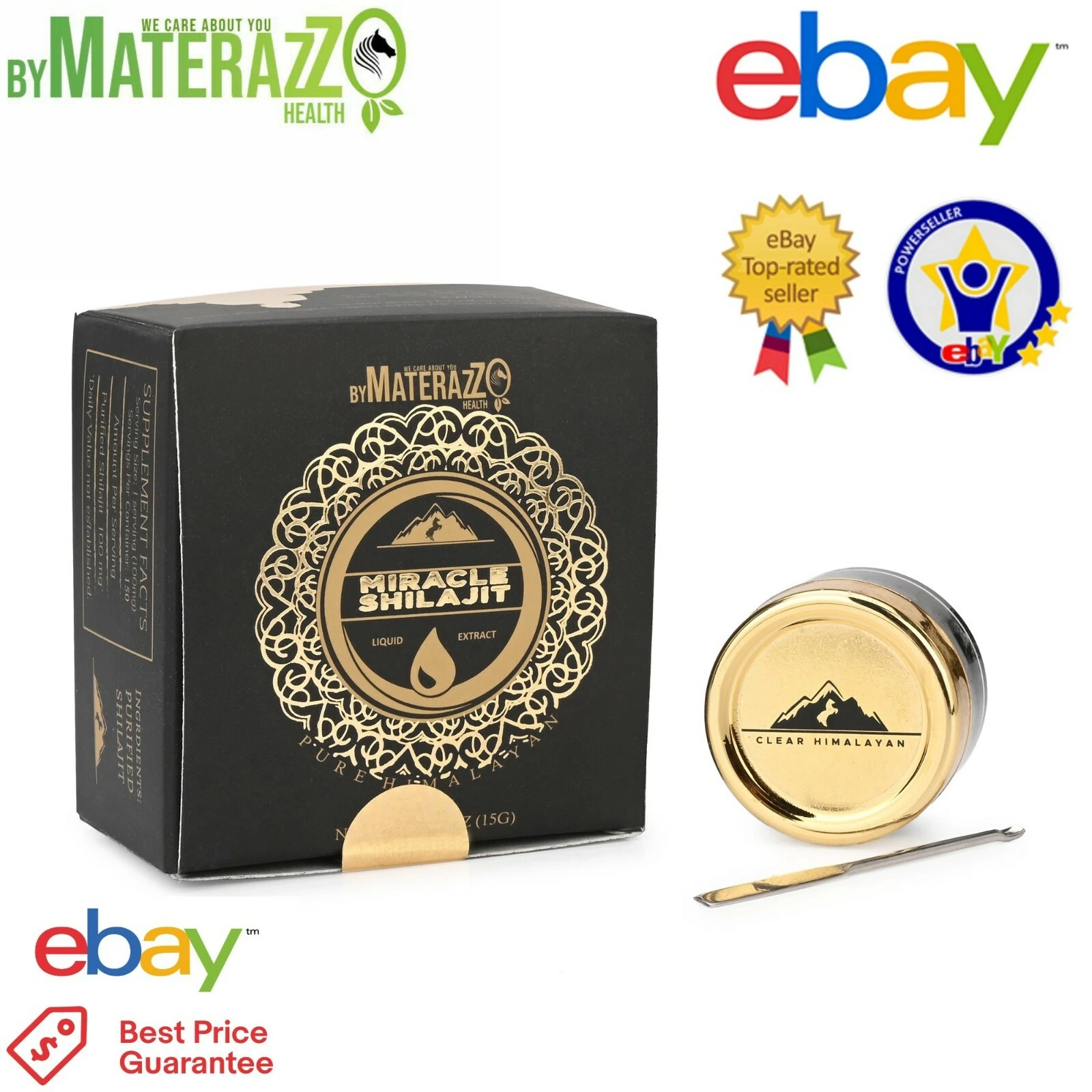 HIMALAYAN Shilajit 2 Box 30 GRAM Organic Immunity Care 300 SERVINGS