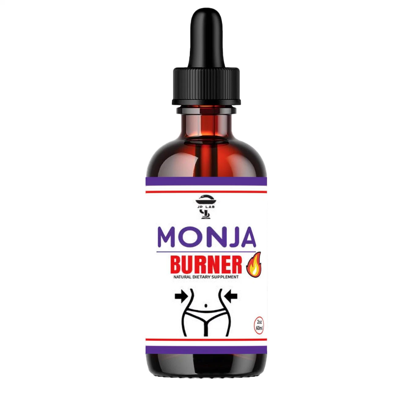 Monja Burner Dietary Drops - Liquid Drop Supplements, Natural Ingredients 1 pack