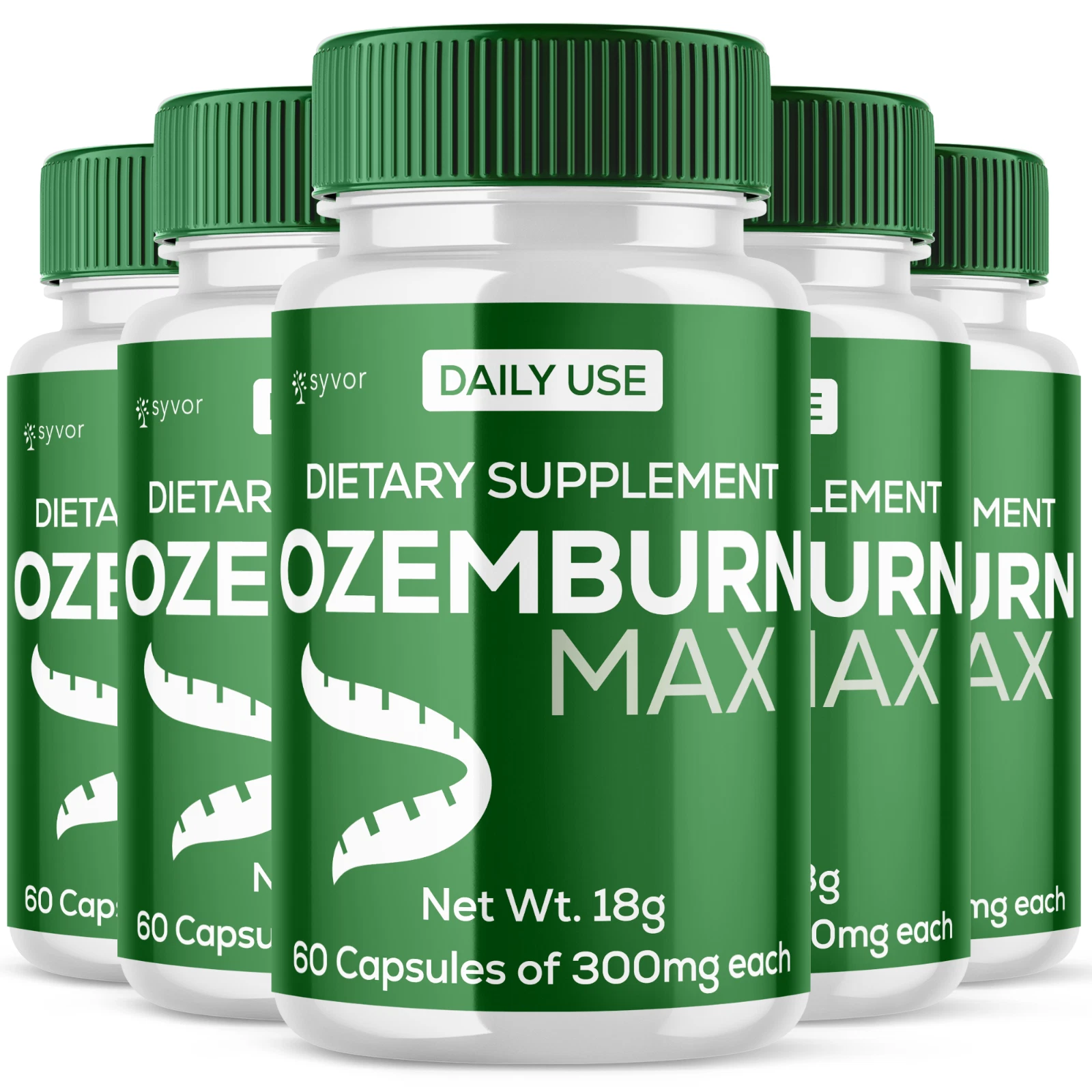 Ozemburn Max Supplement Pills Advanced Formula Fitness Support Vitamin 300 Caps